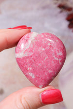 Thulite Heart, Sold As Seen Hearts Tali & Loz Crystals