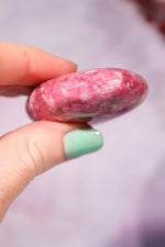Thulite Palmstone 5.5cm, Sold As Seen Palmstones Tali & Loz Crystals