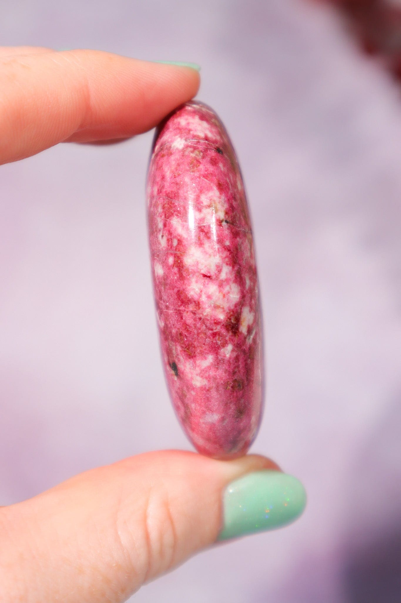 Thulite Palmstone 5.5cm, Sold As Seen Palmstones Tali & Loz Crystals