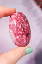 Thulite Palmstone 5.5cm, Sold As Seen Palmstones Tali & Loz Crystals