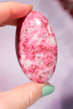Thulite Palmstone 6cm, Sold As Seen Palmstones Tali & Loz Crystals