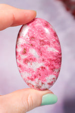 Thulite Palmstone 6cm, Sold As Seen Palmstones Tali & Loz Crystals