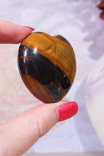 Tiger Iron Heart Carving | Intuitively Chosen Carving Tali & Loz Crystals