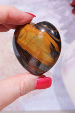 Tiger Iron Heart Carving | Intuitively Chosen Carving Tali & Loz Crystals