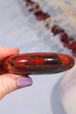 Tiger Iron Palm Stone 146gr Palm Stone Tali & Loz Crystals