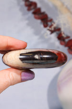 Tiger Iron Palm Stone 146gr Palm Stone Tali & Loz Crystals