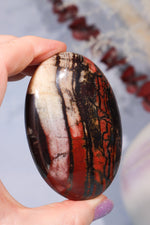 Tiger Iron Palm Stone 146gr Palm Stone Tali & Loz Crystals