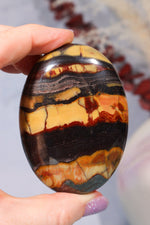 Tiger Iron Palm Stone 154gr Palm Stone Tali & Loz Crystals