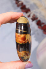 Tiger Iron Palm Stone 154gr Palm Stone Tali & Loz Crystals