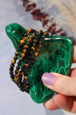 Tigers Eye Beaded Bracelet (Bead Size 0.4cm), Intuitively Chosen Bracelets Tali & Loz Crystals