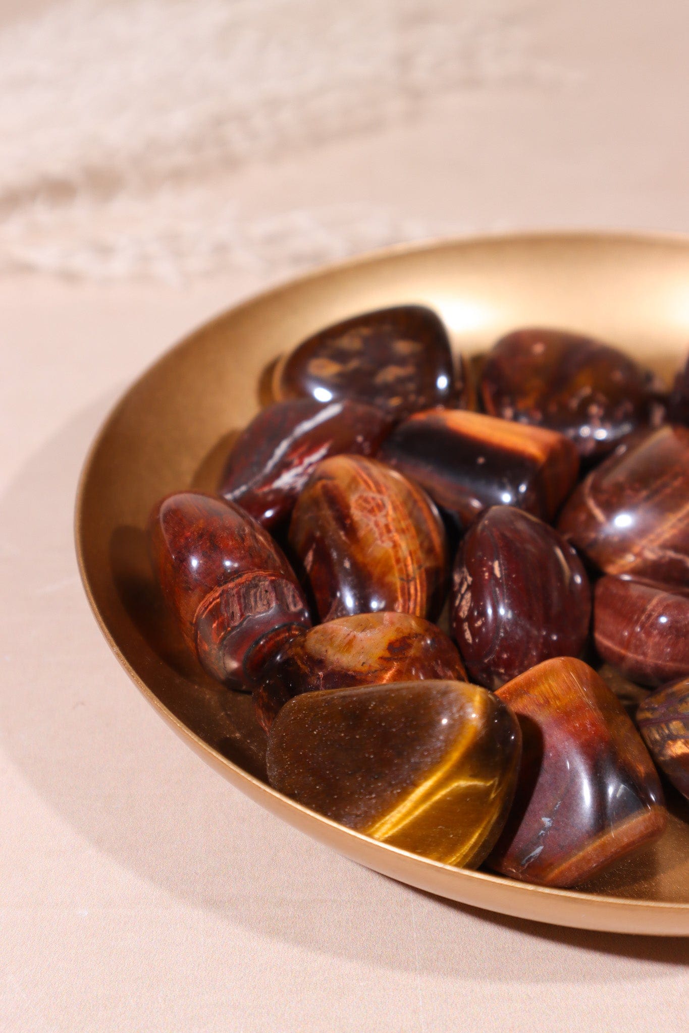 Tigers Eye Tumblestones 20-30mm - Tali & Loz Crystals