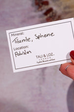 Titanite, Sphene Specimen 1.88gr, Pakistan Tali & Loz Crystals