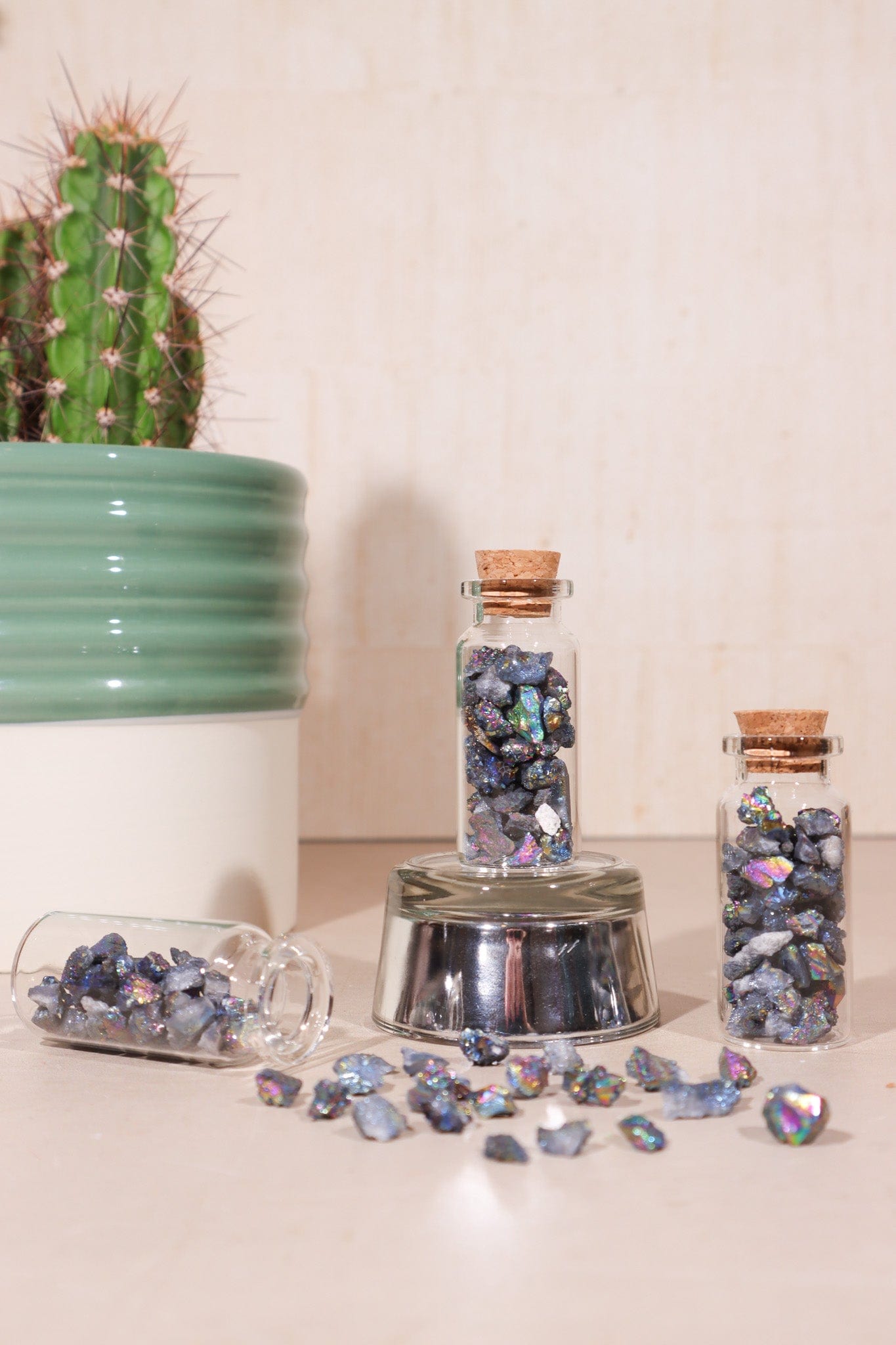 Titanium Aura Chip Bottles 10ml - Tali & Loz Crystals