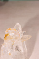 Tourmaline in Clear Quartz Cluster 371gr - Tali & Loz Crystals