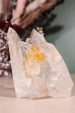 Tourmaline in Clear Quartz Cluster 371gr - Tali & Loz Crystals