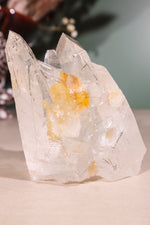 Tourmaline in Clear Quartz Cluster 371gr - Tali & Loz Crystals