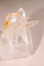 Tourmaline in Clear Quartz Cluster 371gr - Tali & Loz Crystals