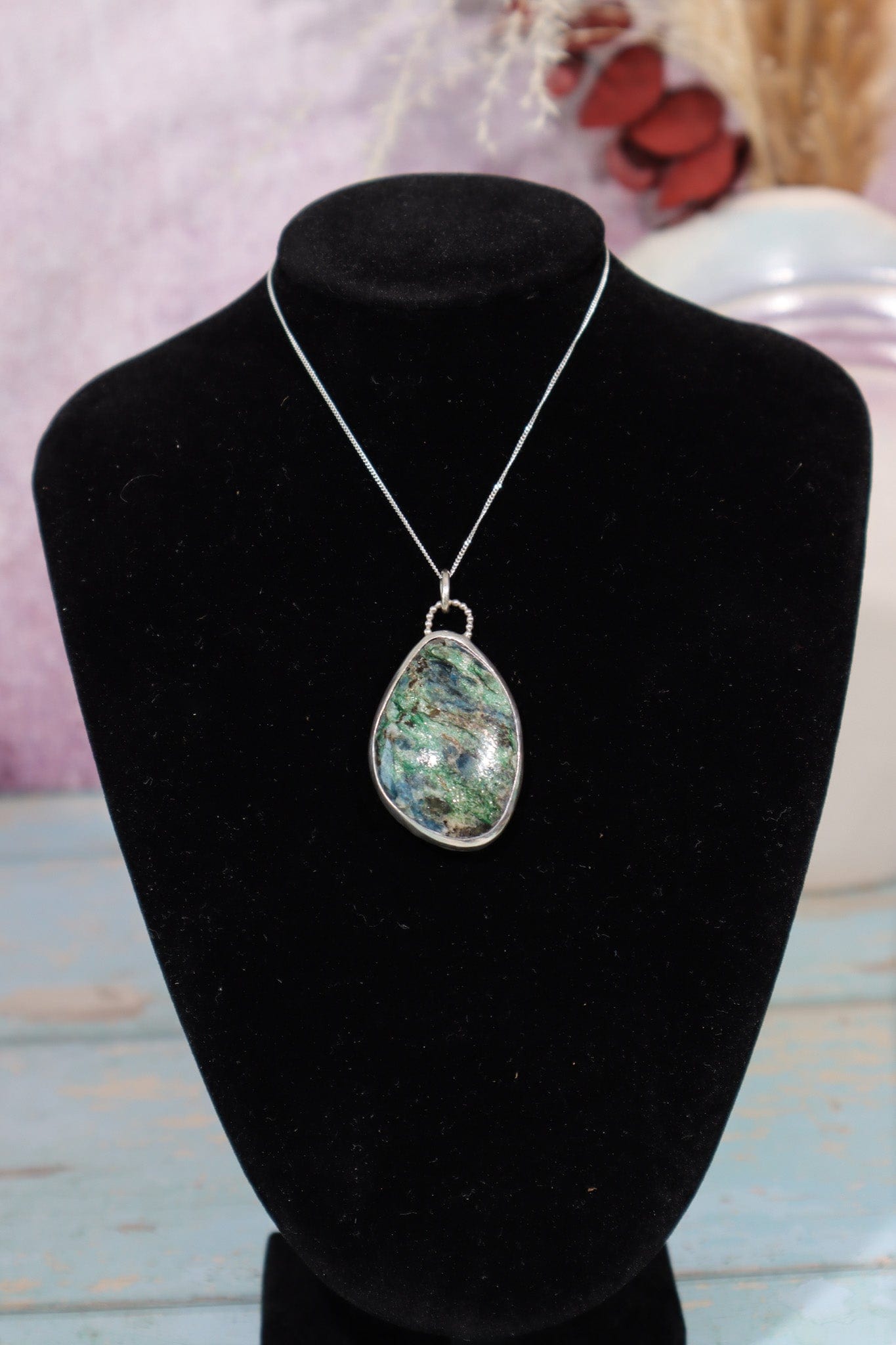 Trinity Stone Necklace, Pendant Size 3.7cm, Handmade in the UK Jewellery Tali & Loz Crystals