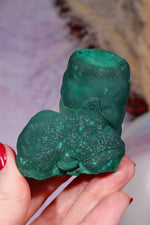Triple Stalactite Malachite 6.5cm, DRC Minerals Tali & Loz Crystals