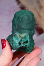 Triple Stalactite Malachite 6.5cm, DRC Minerals Tali & Loz Crystals