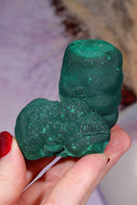 Triple Stalactite Malachite 6.5cm, DRC Minerals Tali & Loz Crystals