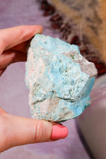 Turquoise Specimen - 6.7cm, Gunheath Pit, St Austell, Cornwall, UK, Sold as Seen Minerals Tali & Loz Crystals