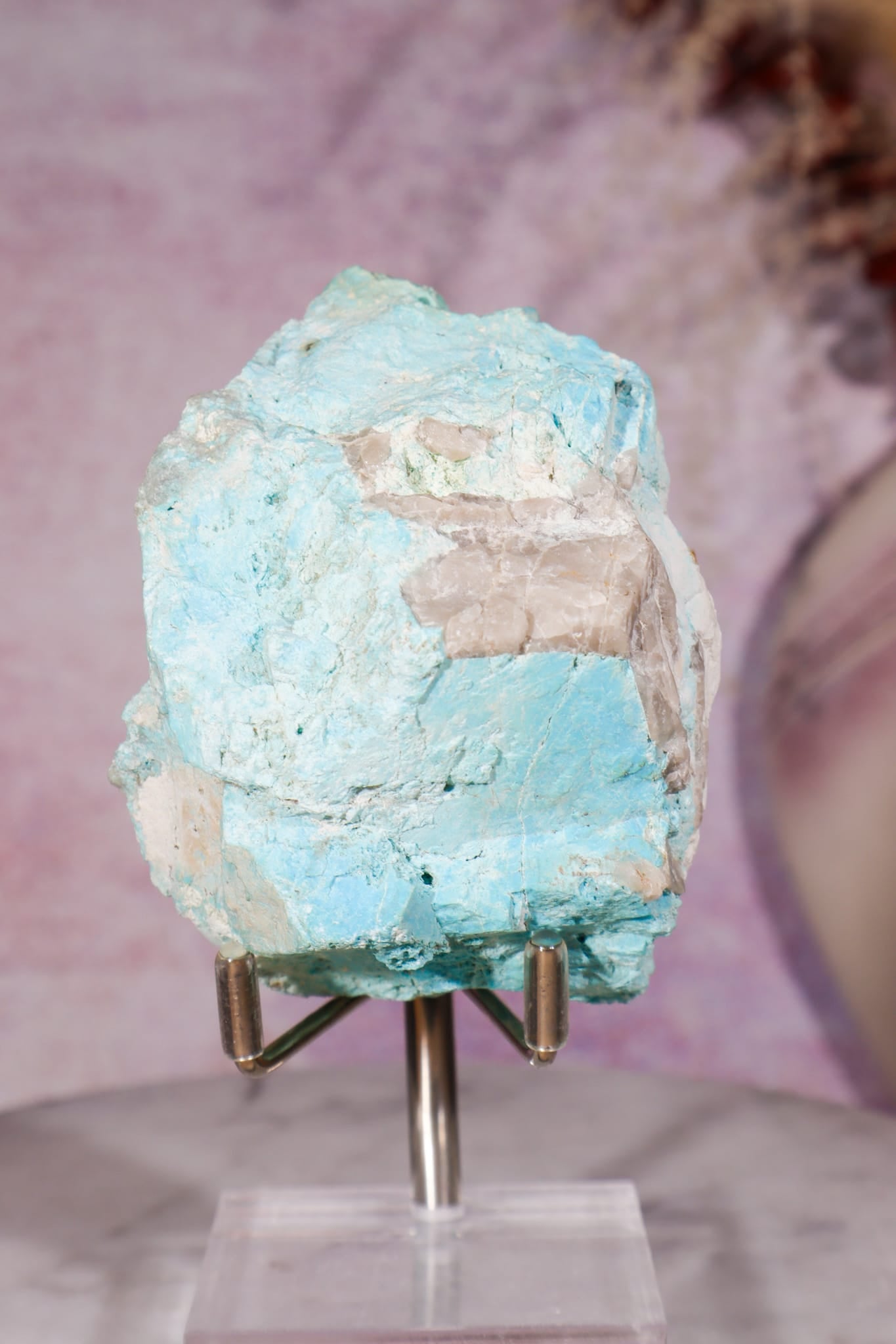 Turquoise Specimen - 6.7cm, Gunheath Pit, St Austell, Cornwall, UK, Sold as Seen Minerals Tali & Loz Crystals