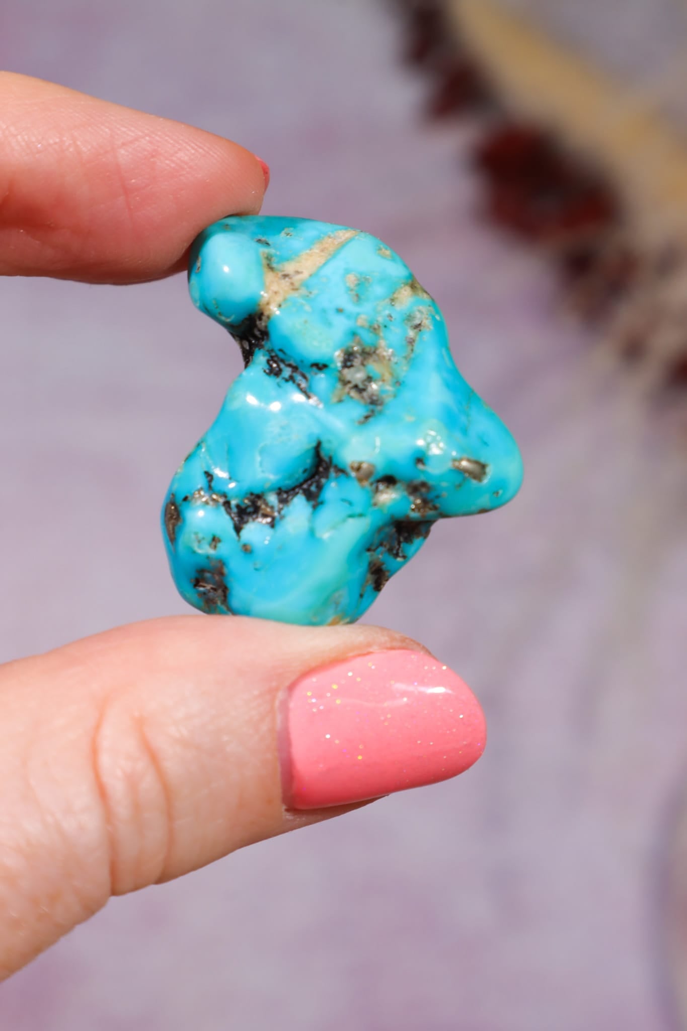 Turquoise with Pyrite 3.2cm | Morenci, Arizona, USA Freeform Tali & Loz