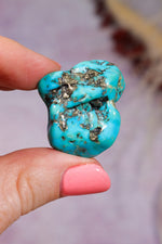 Turquoise with Pyrite 3.2cm | Morenci, Arizona, USA Freeform Tali & Loz