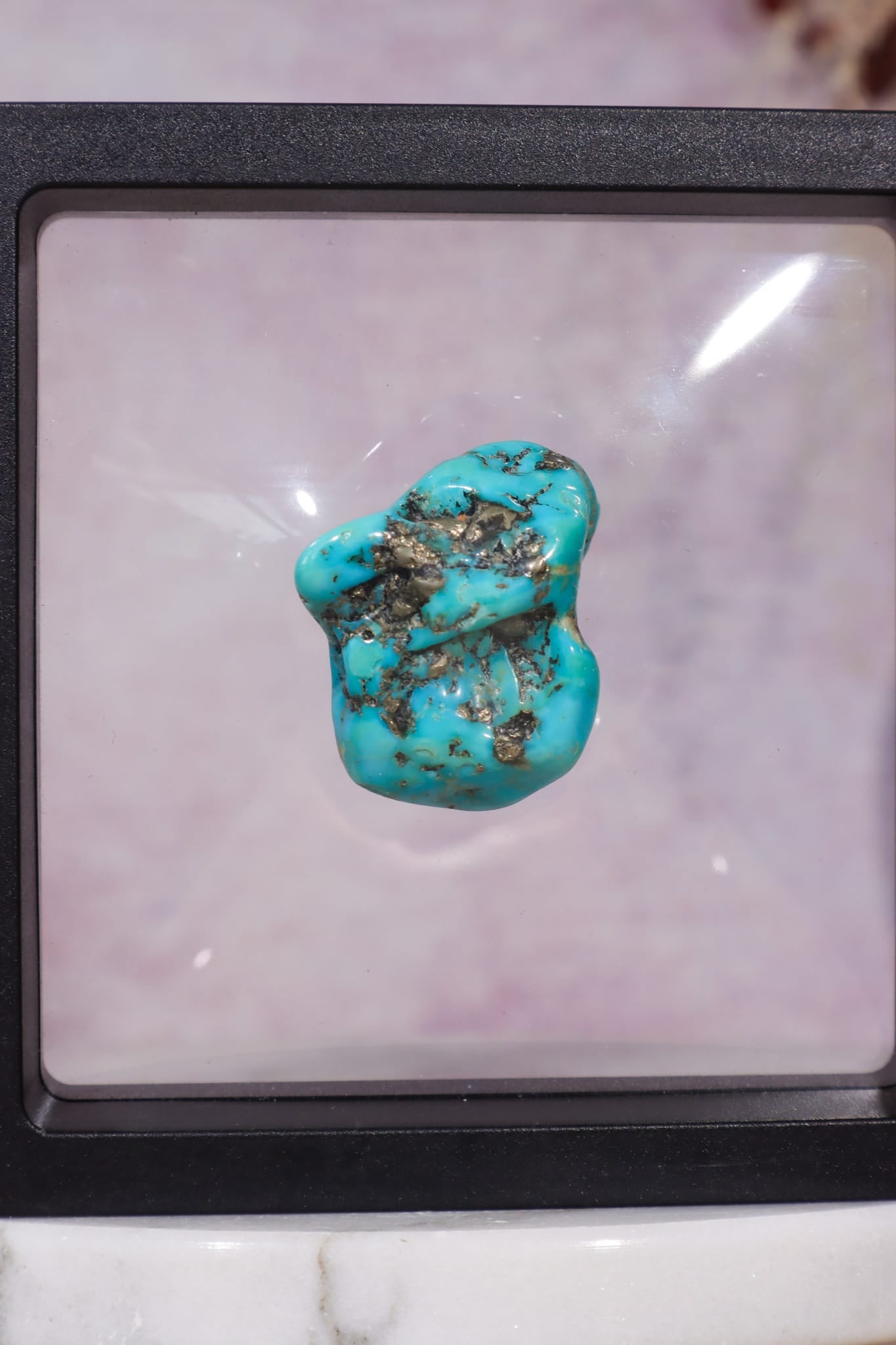 Turquoise with Pyrite 3.2cm | Morenci, Arizona, USA Freeform Tali & Loz