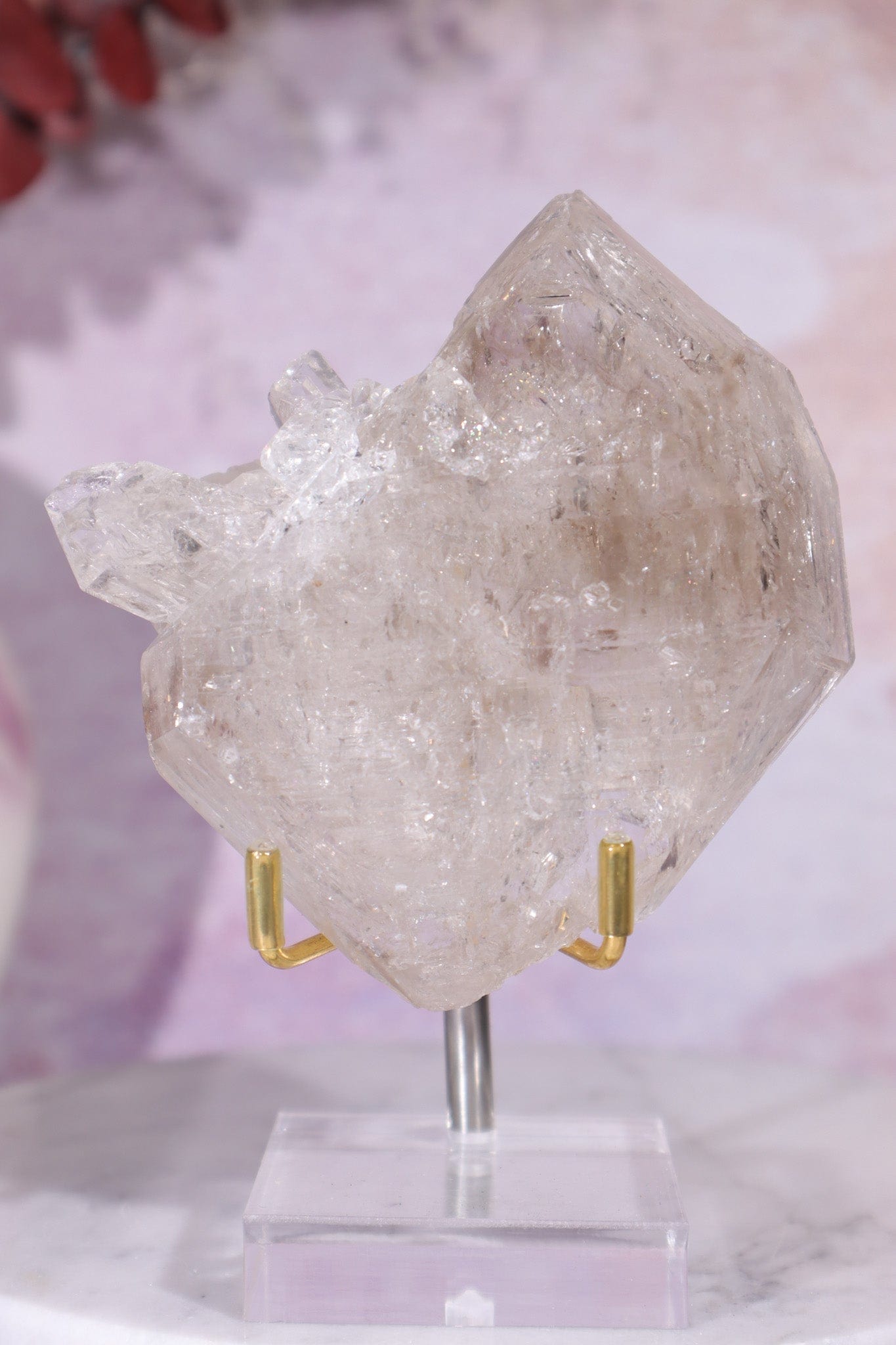 Twinned Fenster Quartz Specimen 9x8.5cm, Sold As Seen Clusters Tali & Loz Crystals