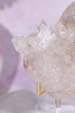 Twinned Fenster Quartz Specimen 9x8.5cm, Sold As Seen Clusters Tali & Loz Crystals