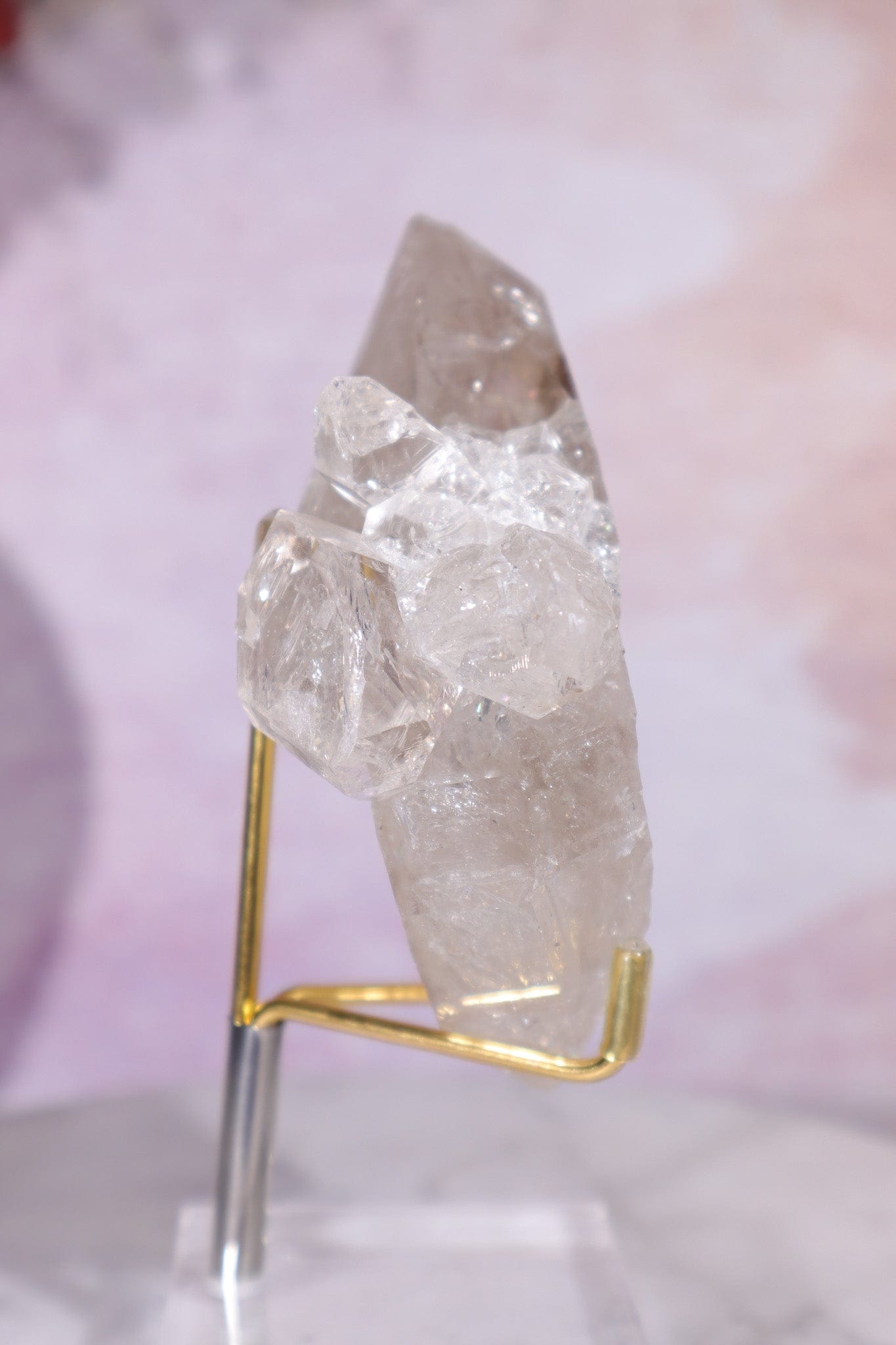 Twinned Fenster Quartz Specimen 9x8.5cm, Sold As Seen Clusters Tali & Loz Crystals