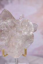 Twinned Fenster Quartz Specimen 9x8.5cm, Sold As Seen Clusters Tali & Loz Crystals