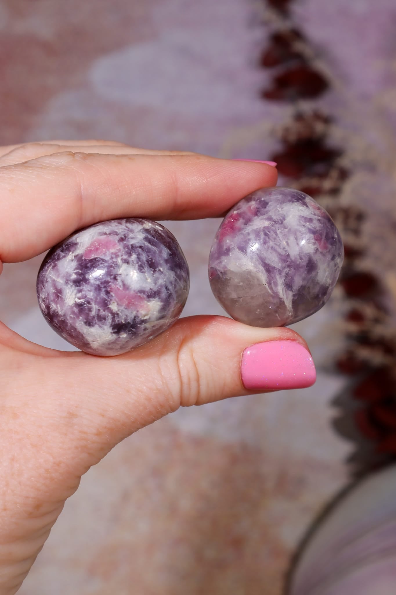 Unicorn Stone Tumblestones | 20-30mm | Madagascar Tumblestones Tali & Loz Crystals
