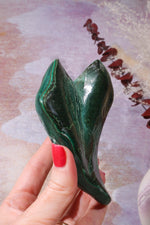 Unique Malachite Heart 12cm | Sold As Seen Hearts Tali & Loz