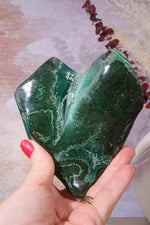 Unique Malachite Heart 12cm | Sold As Seen Hearts Tali & Loz