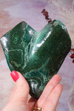 Unique Malachite Heart 12cm | Sold As Seen Hearts Tali & Loz