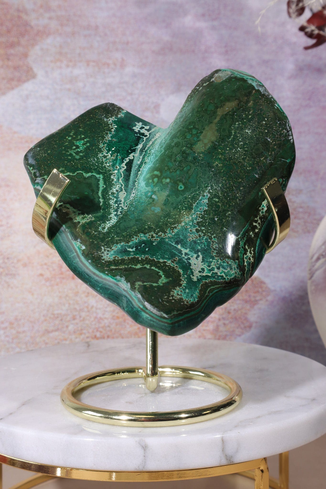 Unique Malachite Heart 12cm | Sold As Seen Hearts Tali & Loz