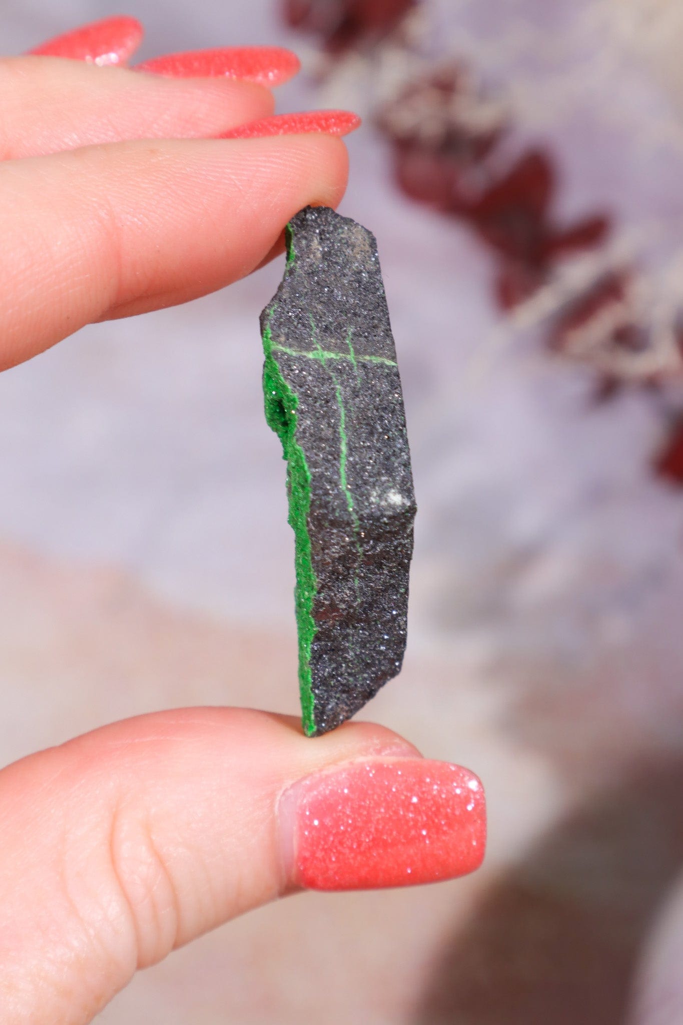 Uvarovite Garnet Specimen 11.9gr Specimens Tali & Loz Crystals