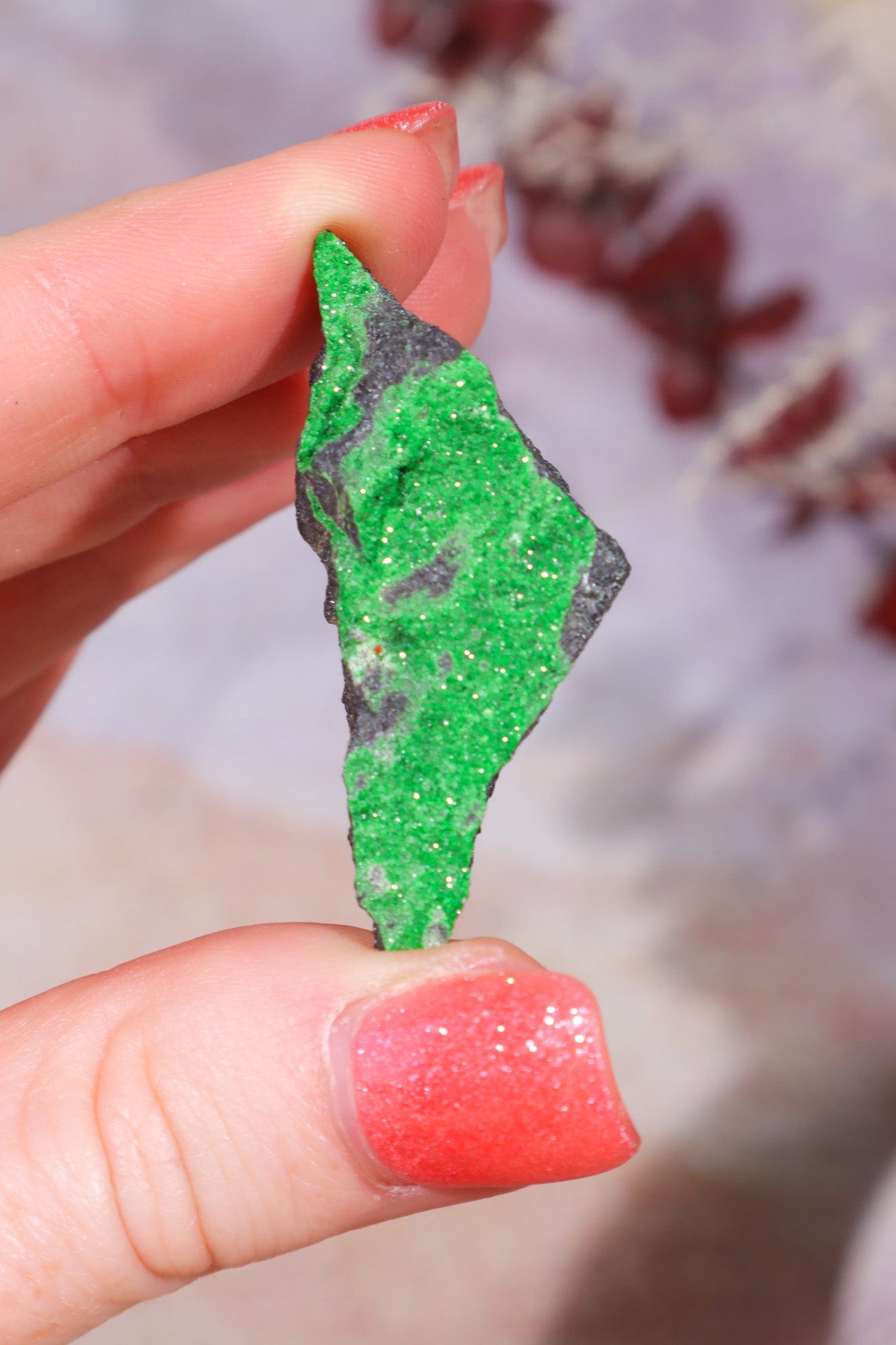 Uvarovite Garnet Specimen 11.9gr Specimens Tali & Loz Crystals