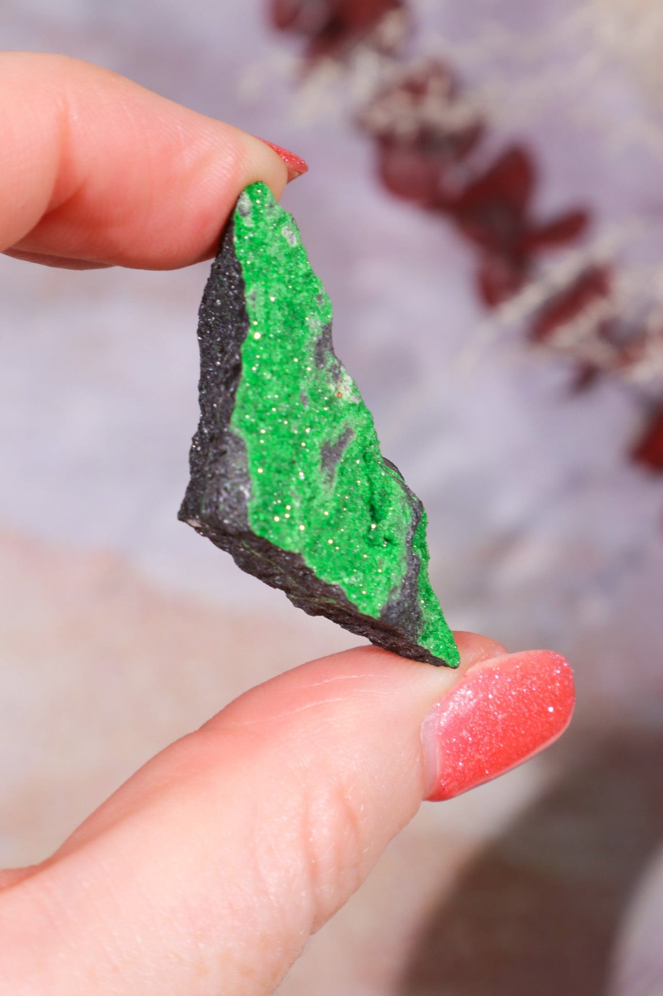 Uvarovite Garnet Specimen 11.9gr Specimens Tali & Loz Crystals