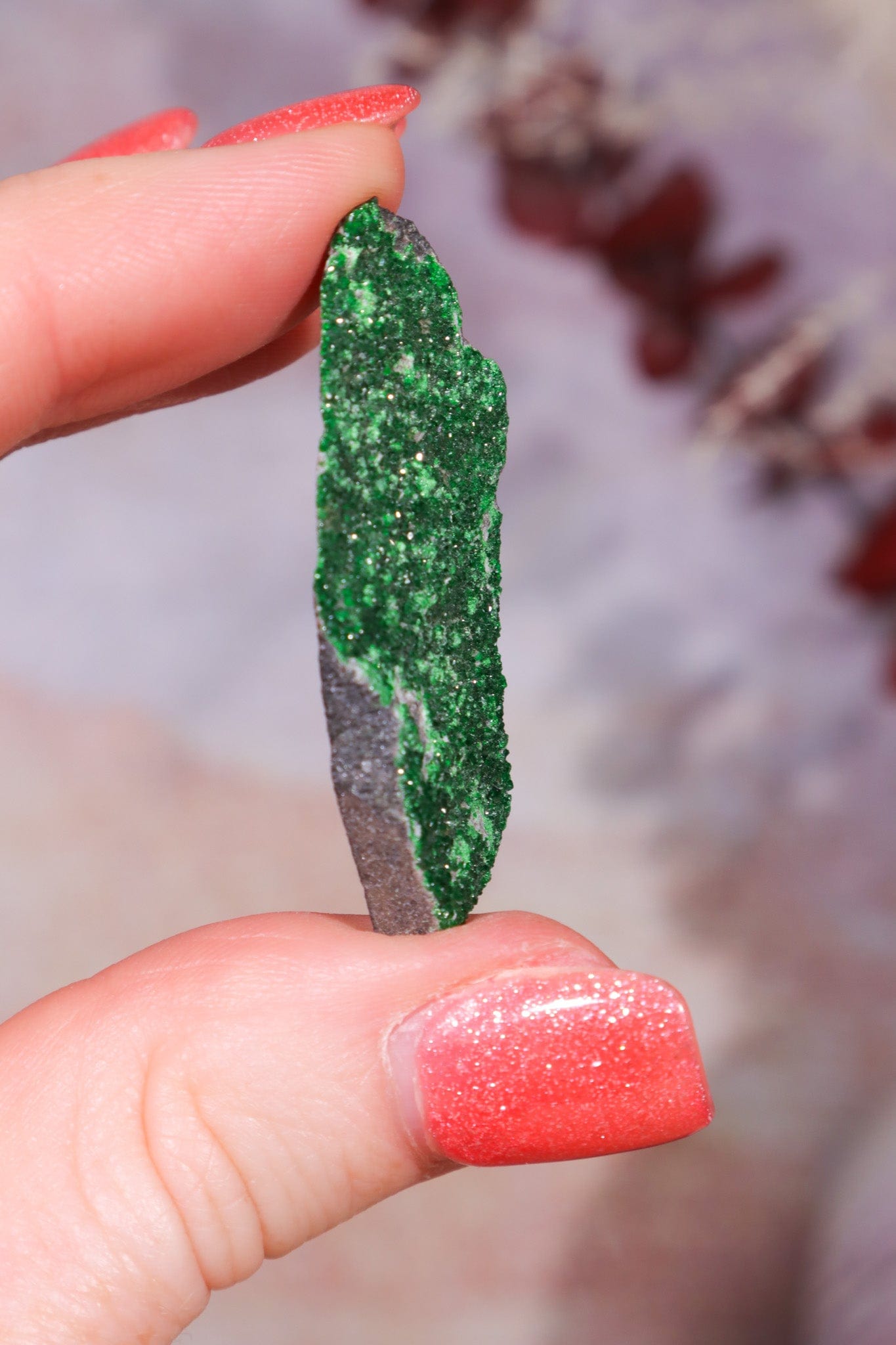 Uvarovite Garnet Specimen 6.2g Specimens Tali & Loz Crystals