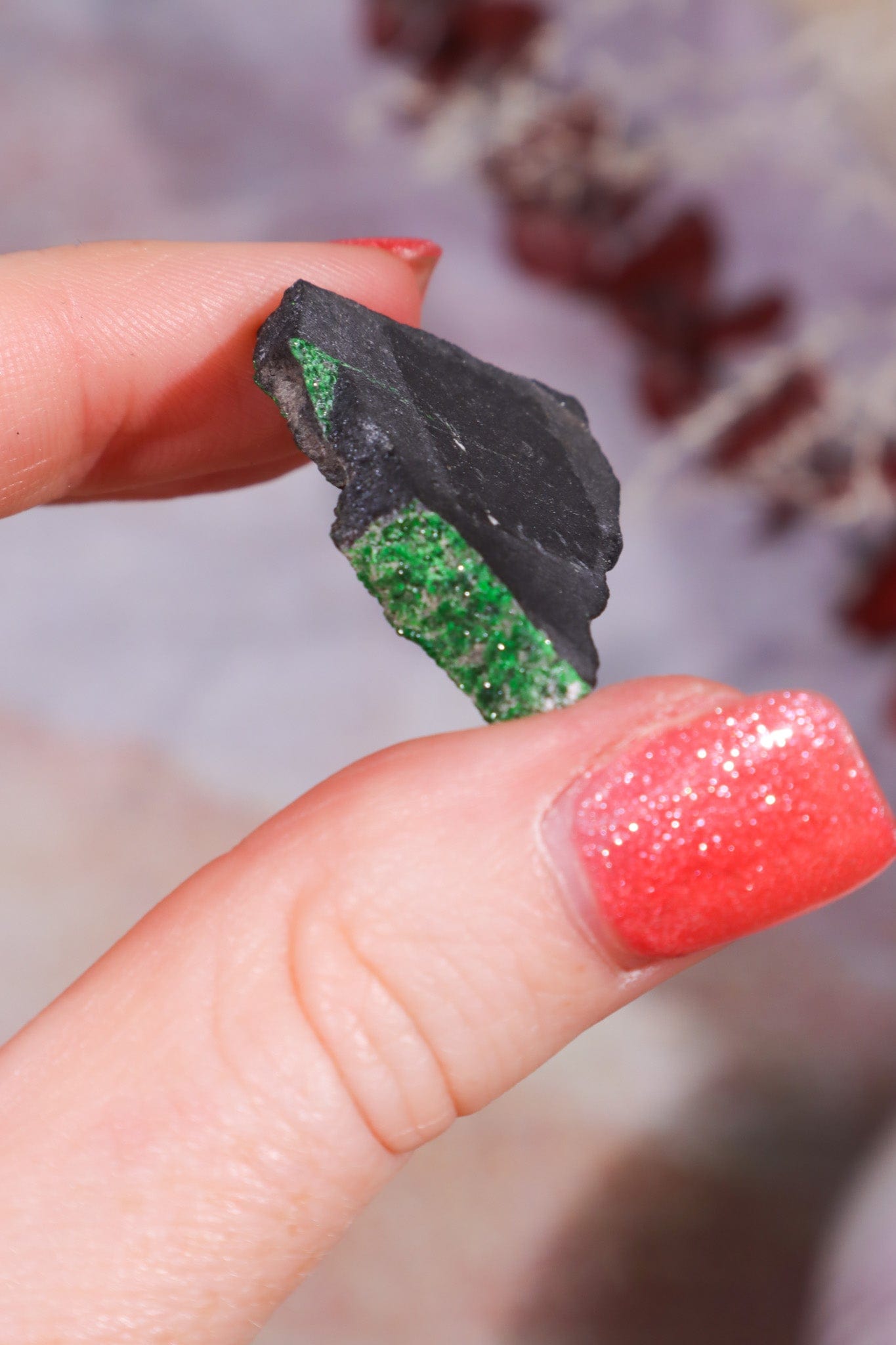 Uvarovite Garnet Specimen 7.8g Specimens Tali & Loz Crystals