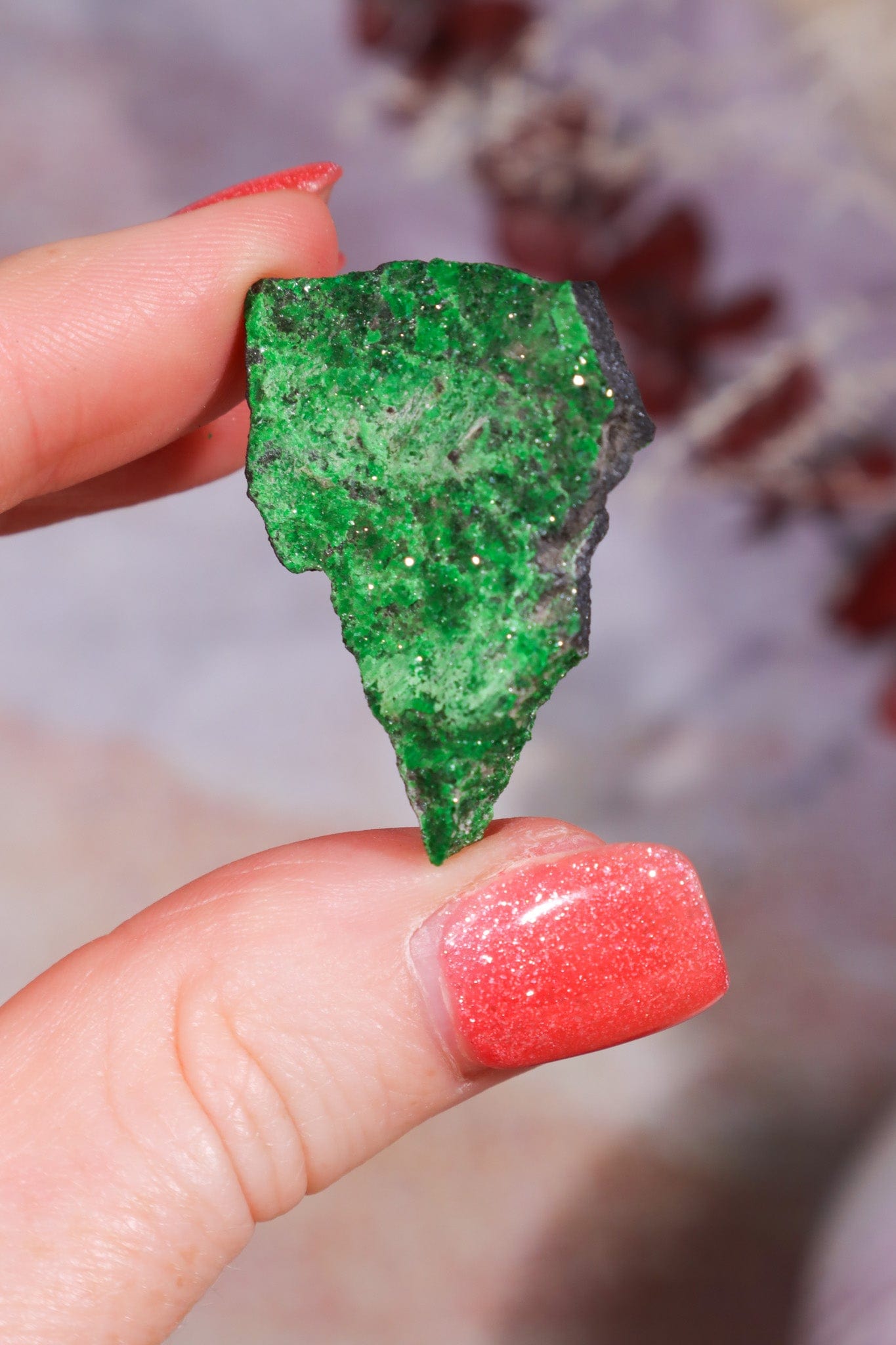 Uvarovite Garnet Specimen 7.8g Specimens Tali & Loz Crystals