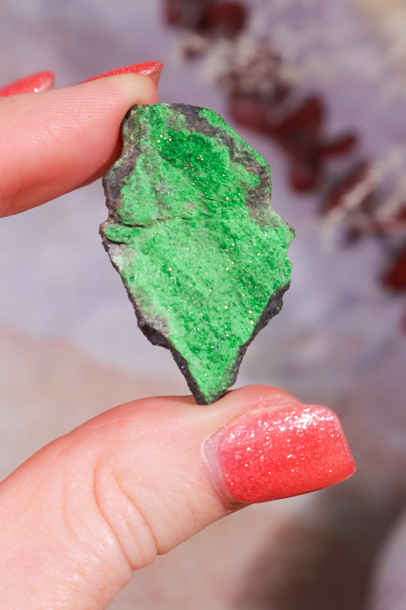 Uvarovite Garnet Specimen 9.14gr Specimens Tali & Loz Crystals