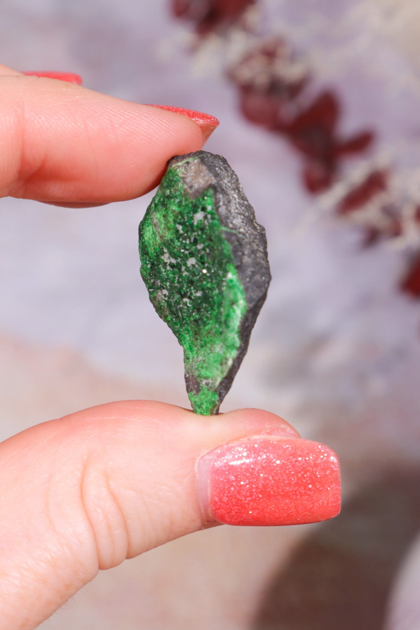 Uvarovite Garnet Specimen 9.7g Specimens Tali & Loz Crystals