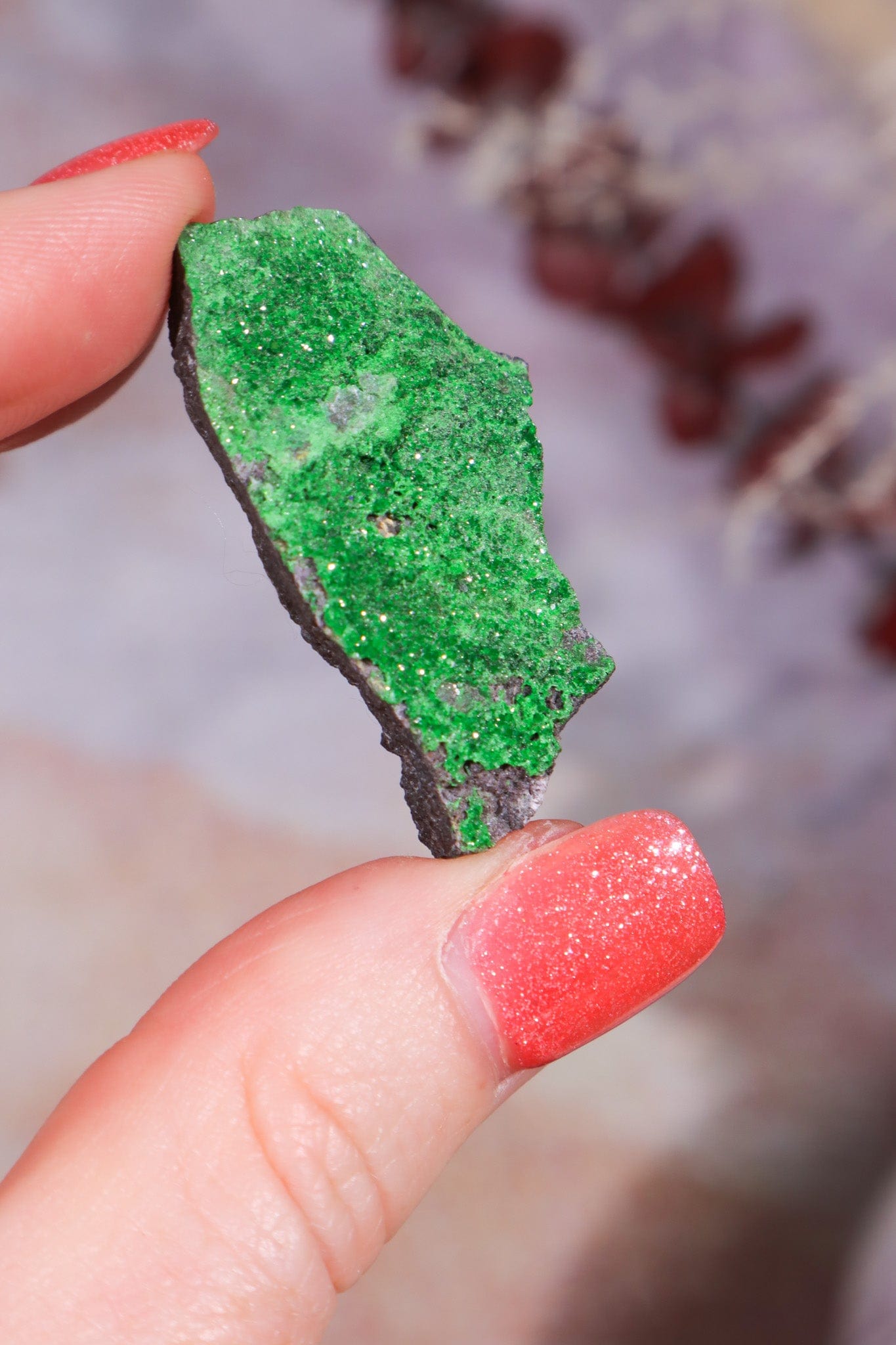 Uvarovite Garnet Specimen 9.9g Specimens Tali & Loz Crystals