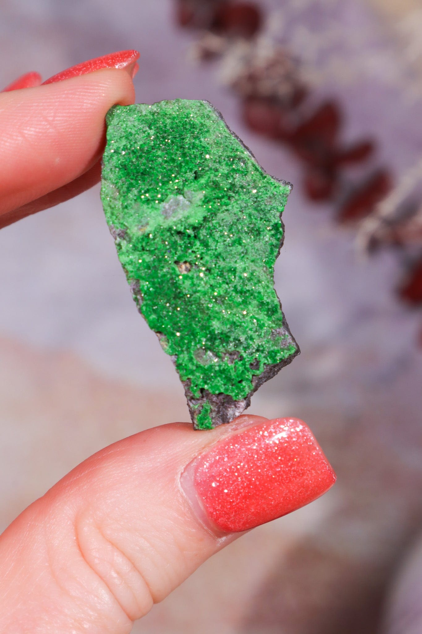 Uvarovite Garnet Specimen 9.9g Specimens Tali & Loz Crystals