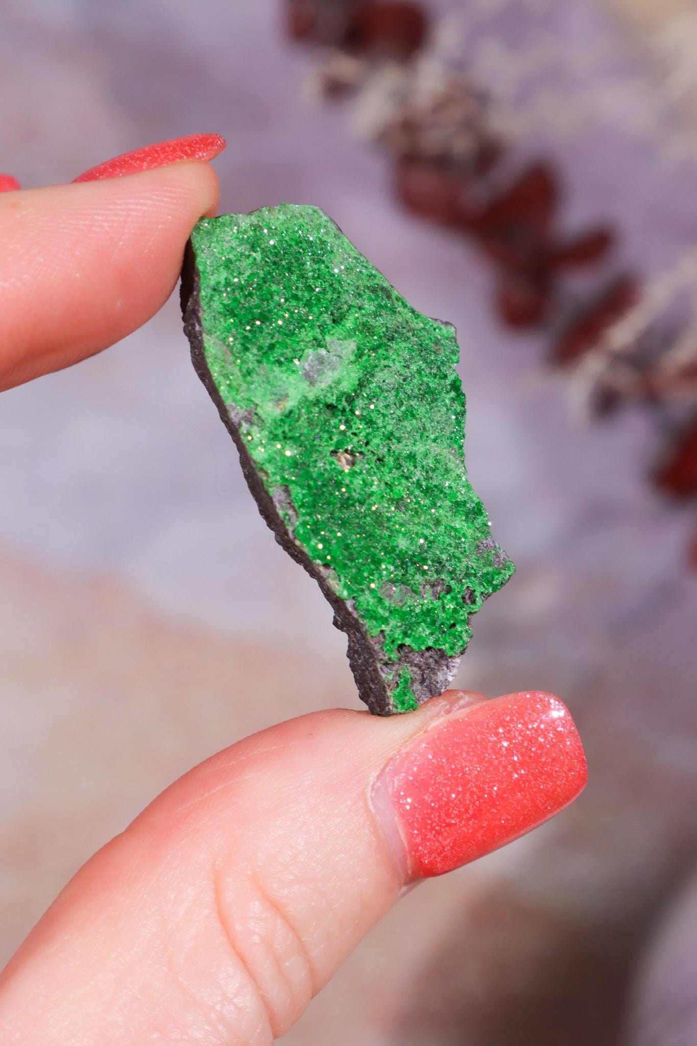 Uvarovite Garnet Specimen 9.9g Specimens Tali & Loz Crystals